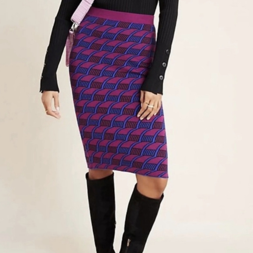 MAEVE by Anthropologie~Nancy Pencil Sweater Skirt~Size Small